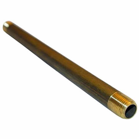 Keen 0.125 Male Pipe Thread x 6 Long Brass Nipple KE3240654